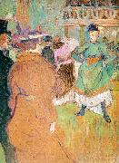  Henri  Toulouse-Lautrec The Beginning of the Quadrille at the Moulin Rouge oil painting artist